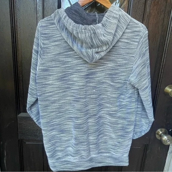 Dikotomy Pullover Hoodie Size M Melting Mushroom Navy & White - Picture 2 of 10